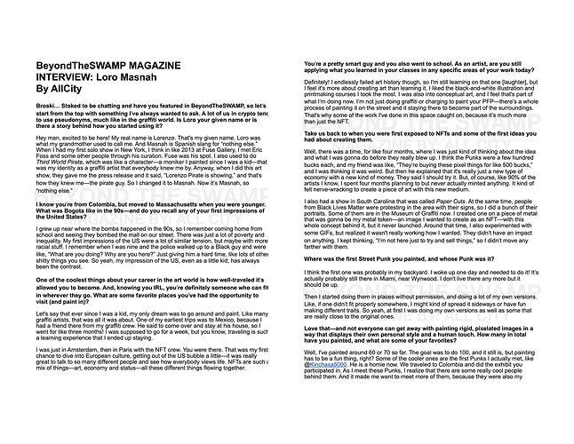 LoroMasnahBeyondTheSWAMPSample1