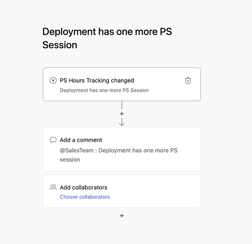 Deployment has one more PS Session