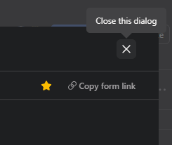 form dialogue