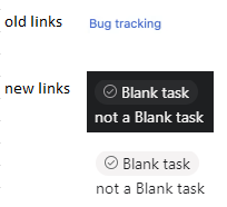 Asana task link changes