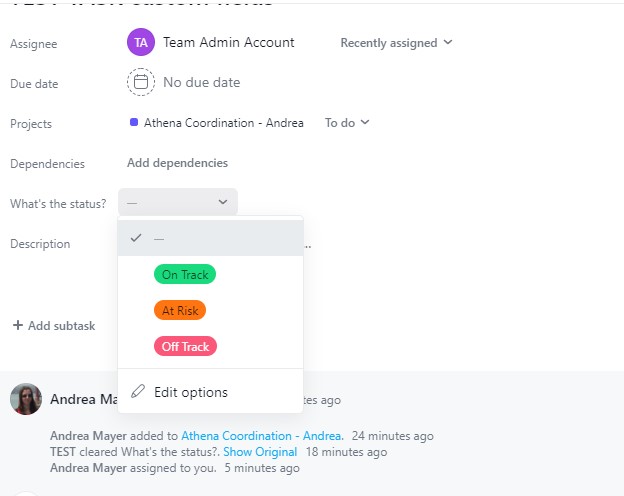 Premium User added to the project - custom field visible