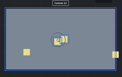 Movinga canvas with group selected objects