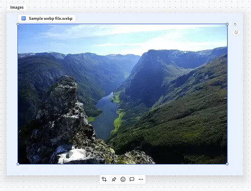 .webp file support