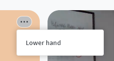 lower hand
