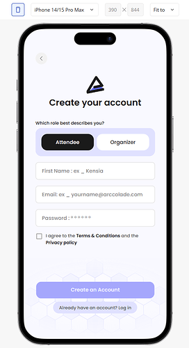 sign up
