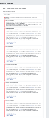 Facebook response