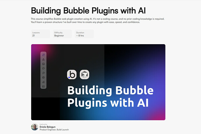 Plugin with AI course