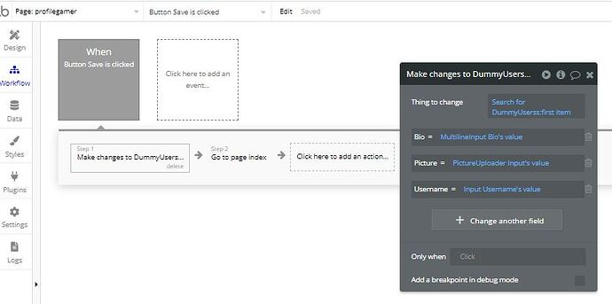 Capture 11.09 Edit profile page_ WORKFLOW