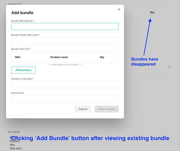 Adding new bundle