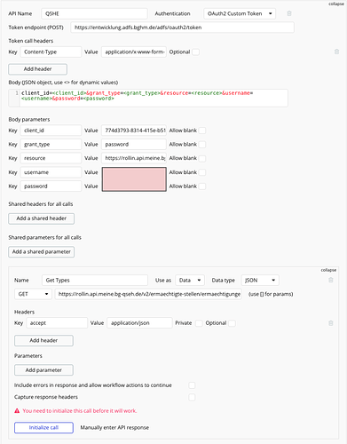 buuble api request