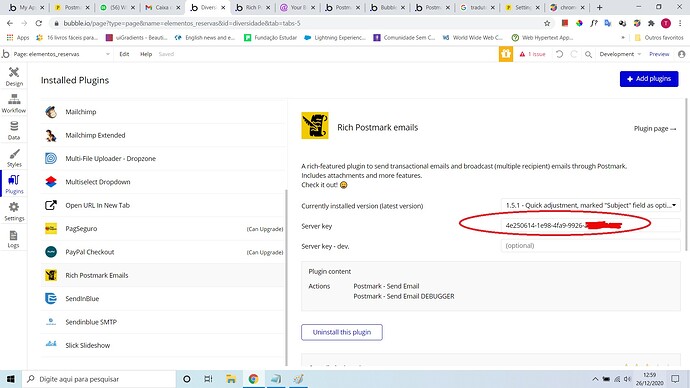 Serve Key Plugin
