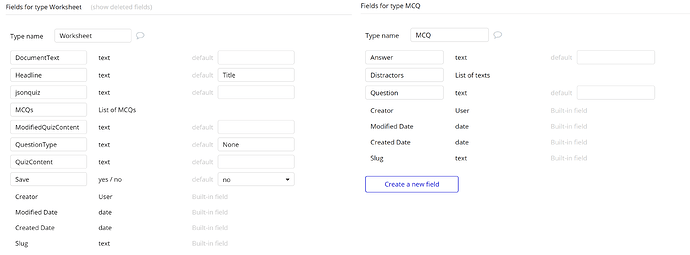 Worksheet and MCQ