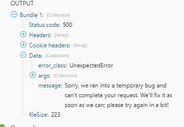 Bubble API issue 1
