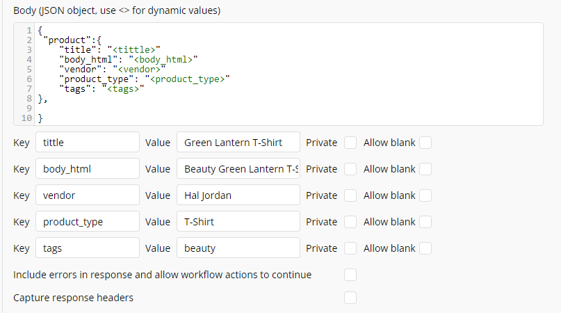 body json