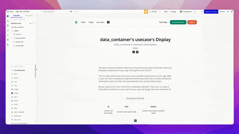 data-container