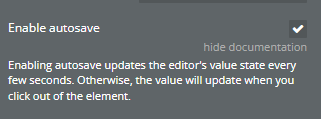 autosave