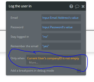 login