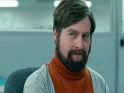 Awkward Zach Galifianakis GIF