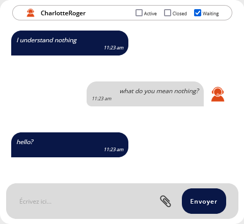 New admin chat