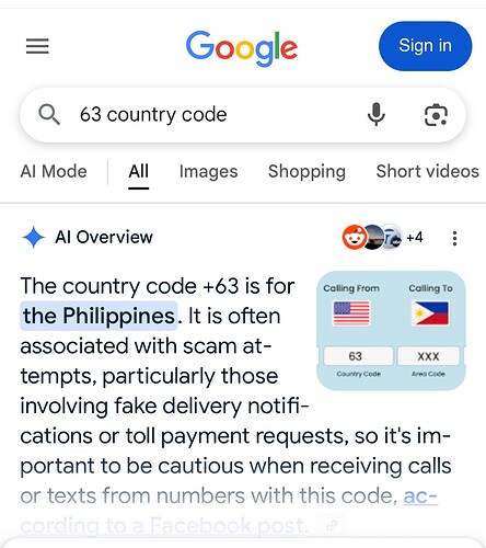 63 country code - Google Search