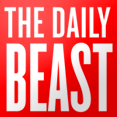 The Daily Beast's logo consists of the words "The Daily Beast" in white text on a red square.117x117