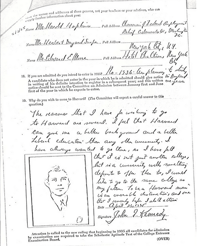 JFK+Harvard+Essay