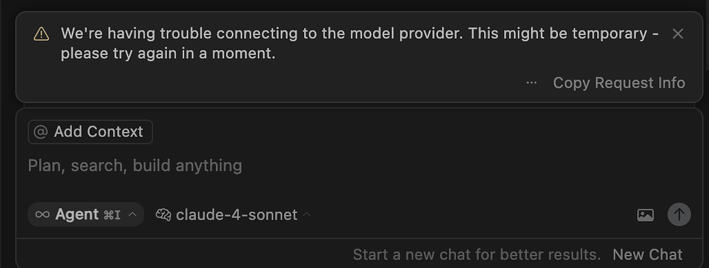 Calude 4 not working for past 24h - Bug Reports - Cursor