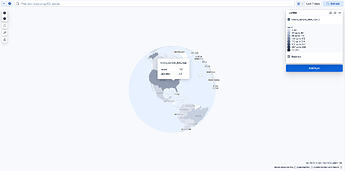 Screenshot of styled choropleth layer