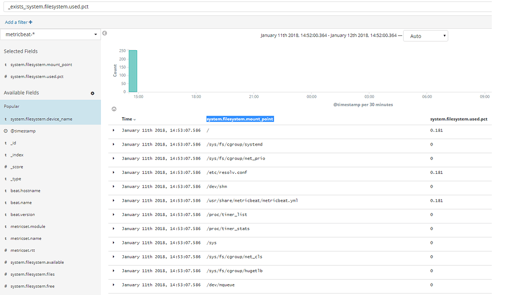[Metricbeat System] Host overview does not display correct disk usage ...