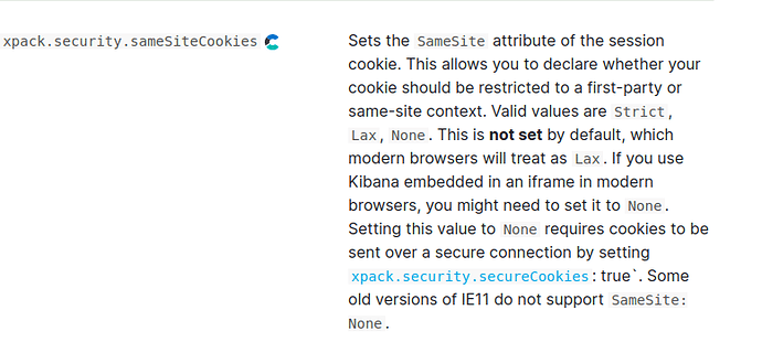 sameSiteCookies