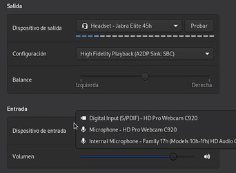 Pulseaudio input options