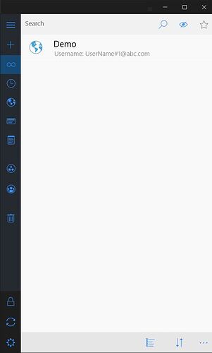 Example less than half of screen