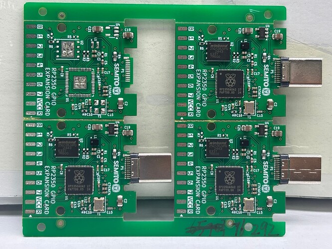 RP2350gpiopcbsamplesfront