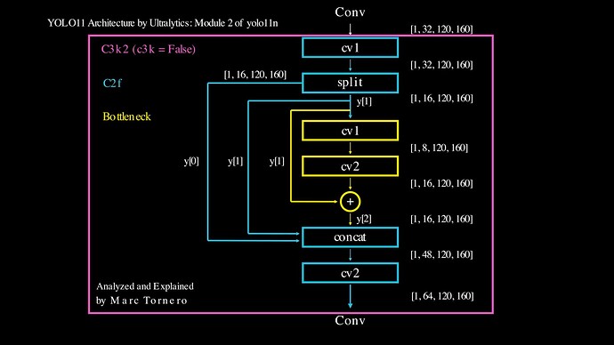 YOLO11. C3k2 (False) Module