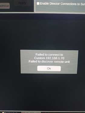 failed to connect