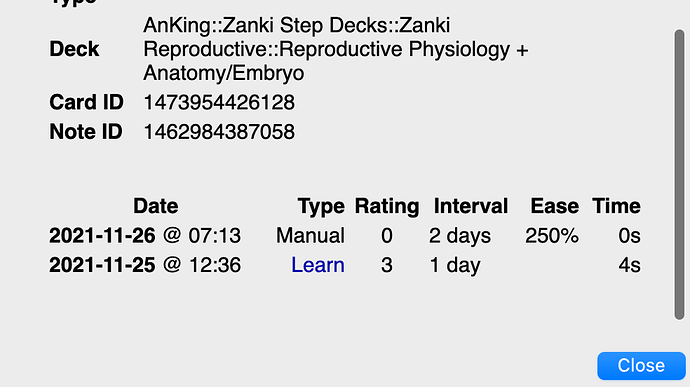 Cloze 2 stats