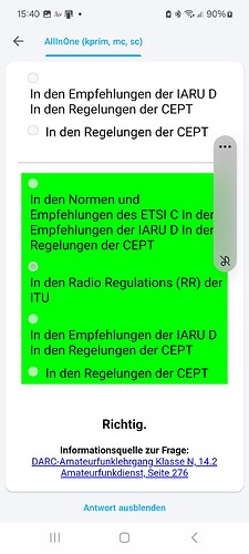 mobil Bearbeitung sichtbar machen Rückrseite