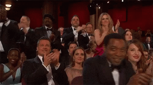 Standing Ovation GIF - Oscars StandingOvation Clap - Discover & Share GIFs