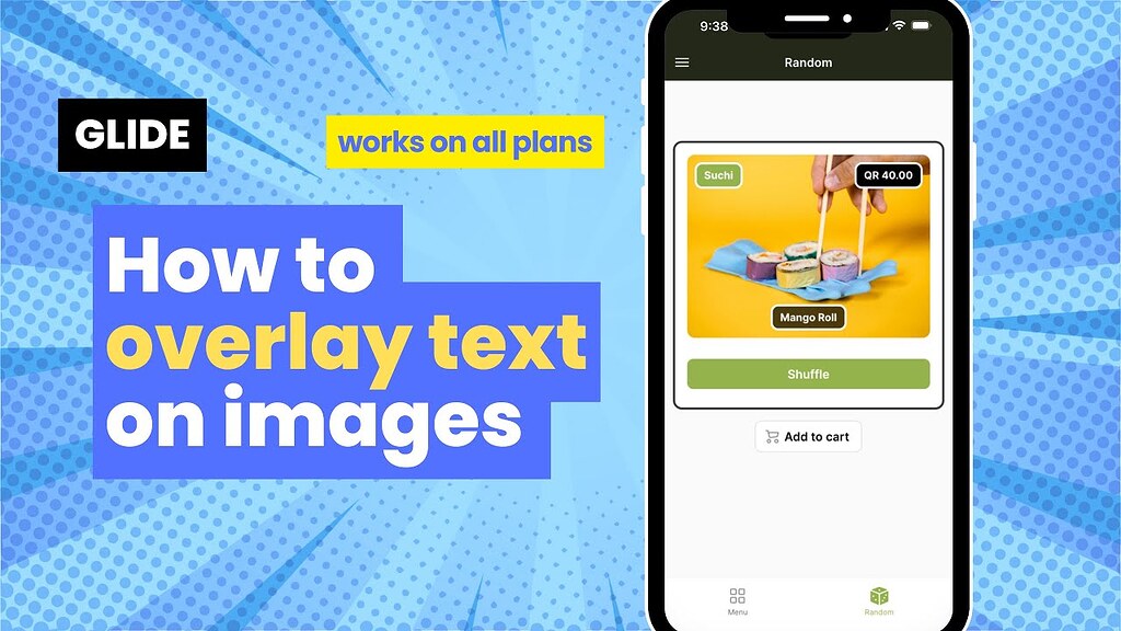 How to overlay text on images - Community Resources - Glide Community