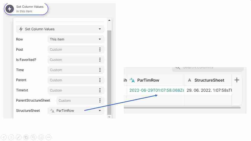 DateTime format after set column values - Ask for Help - Glide Community