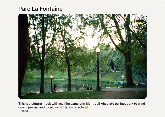 Film camera - Montreal