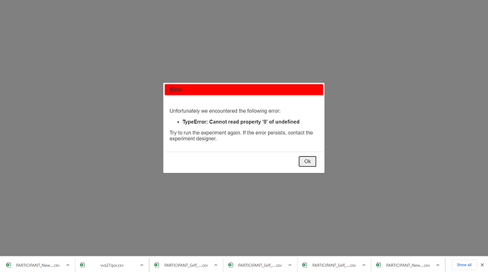error 0