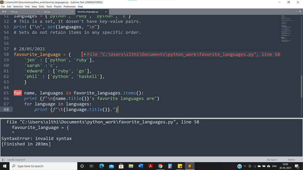 Sample program error - Python Help - Discussions on Python.org