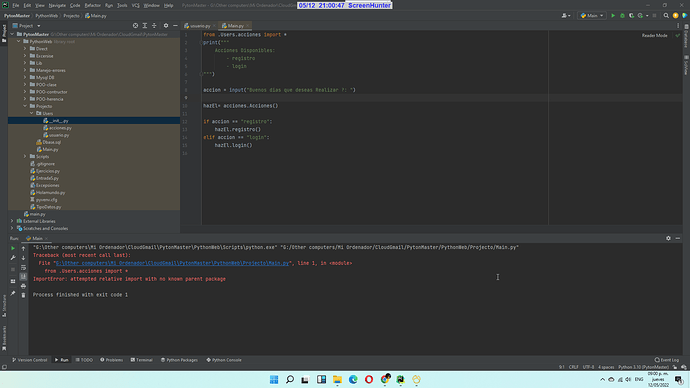 Problem with import - Python Help - Discussions on Python.org