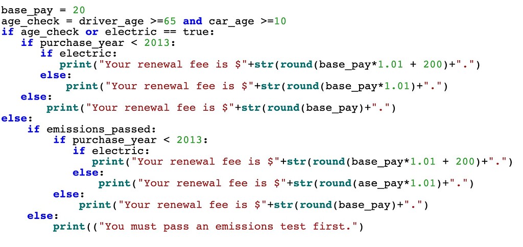 Could someone help me(a beginner) with this code, please? - Python Help ...