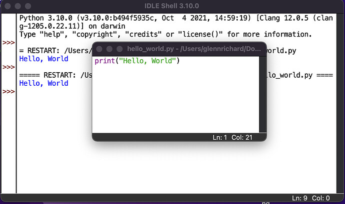 Running python scripts at the idle issues - Python Help - Discussions ...