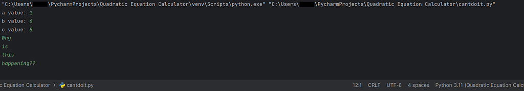 Help - Infinite blank input lines? - Python Help - Discussions on ...