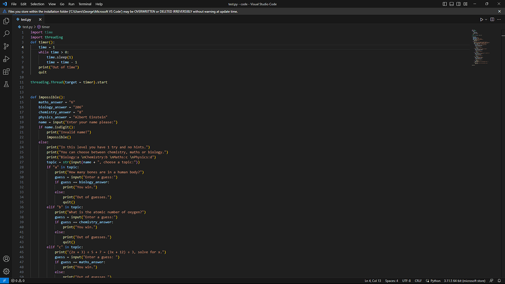 Backround timer - Python Help - Discussions on Python.org