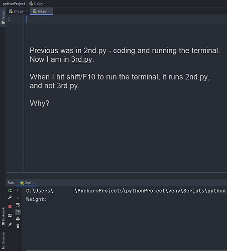 2nd, 3rd python