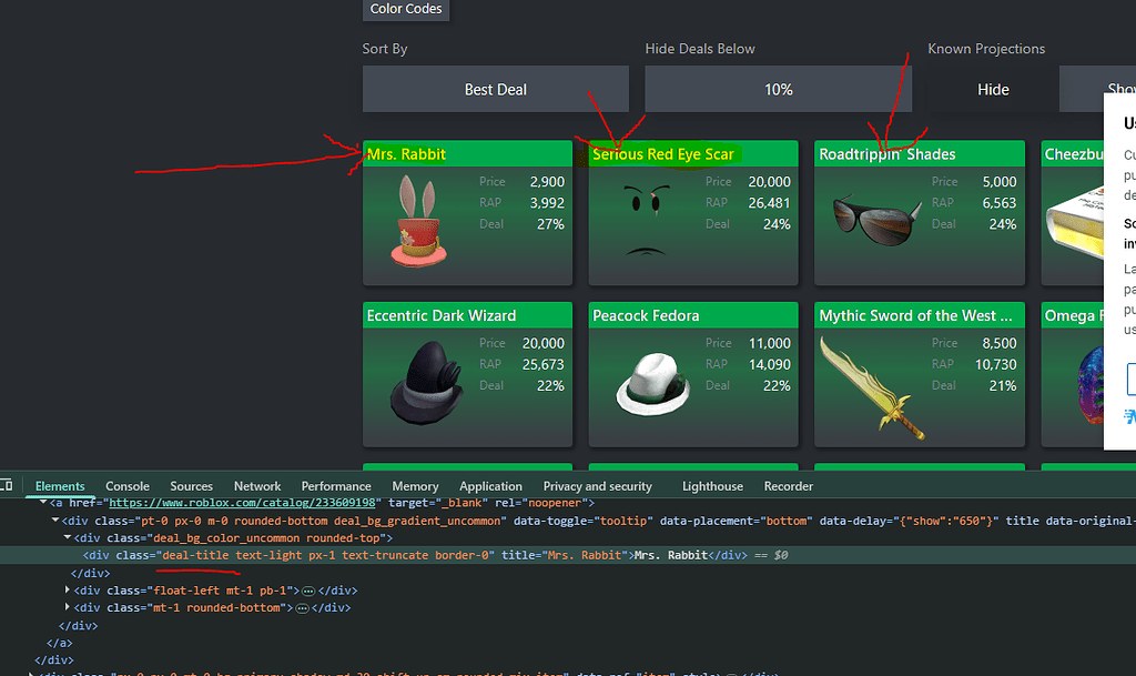 Trying to get item titles from a website - Python Help - Discussions on ...